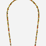 Liviya Beaded Phone Chain Khaki Mix natural tone beaded smartphone accessory