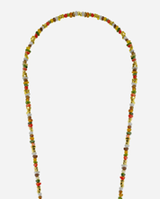 Liviya Beaded Phone Chain Khaki Mix natural tone beaded smartphone accessory