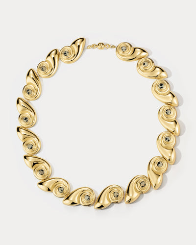 Luv AJ Palma Shell Statement Necklace