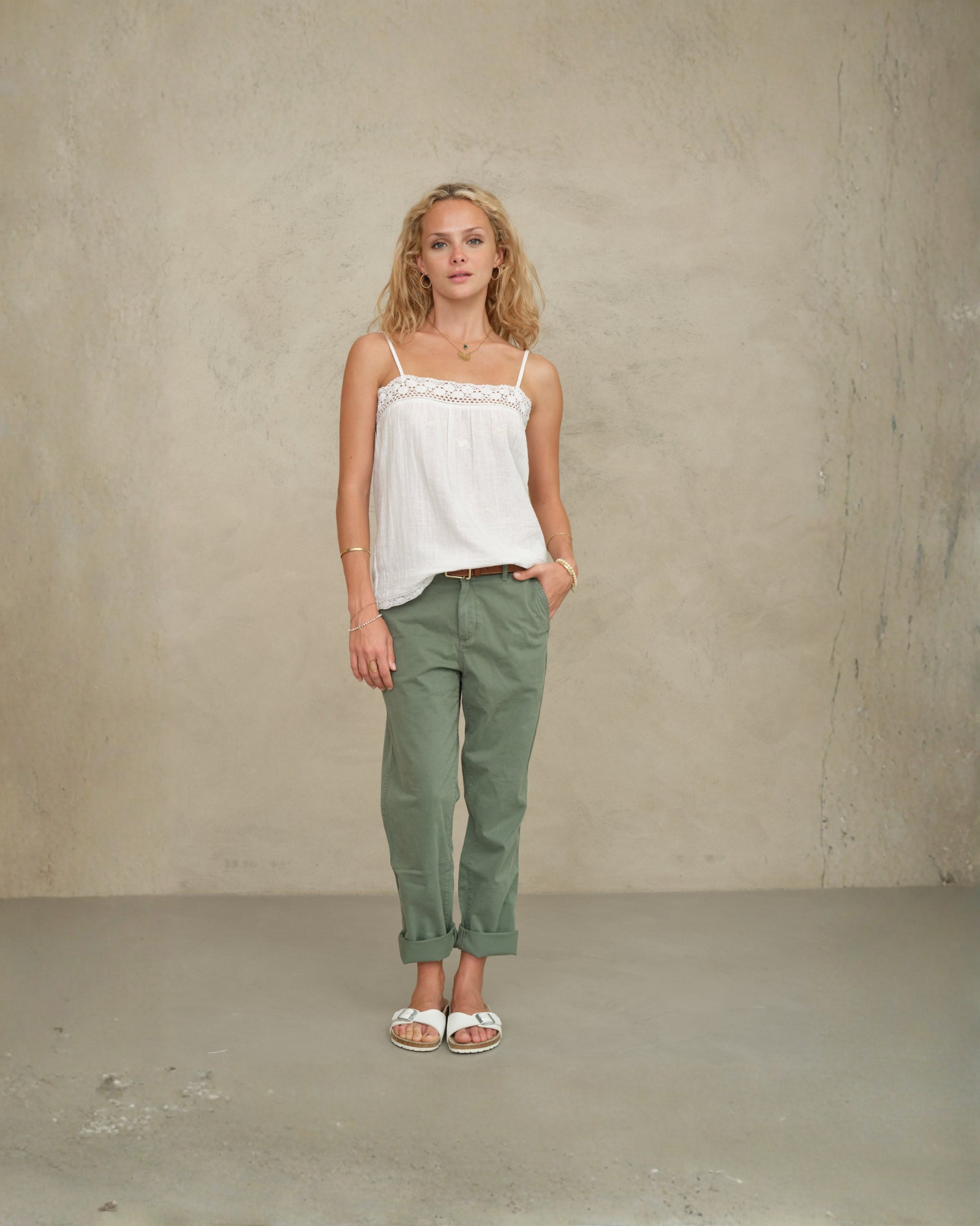 MABE Apparel Veri Camisole - White – view 3