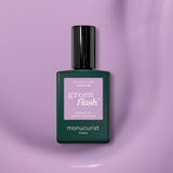 Manucurist Green Flash™ semi-permanent LED nail polish, Lisa Lilas – bottle