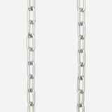 Mia Metal Link Phone Chain Silver stylish metallic smartphone accessory