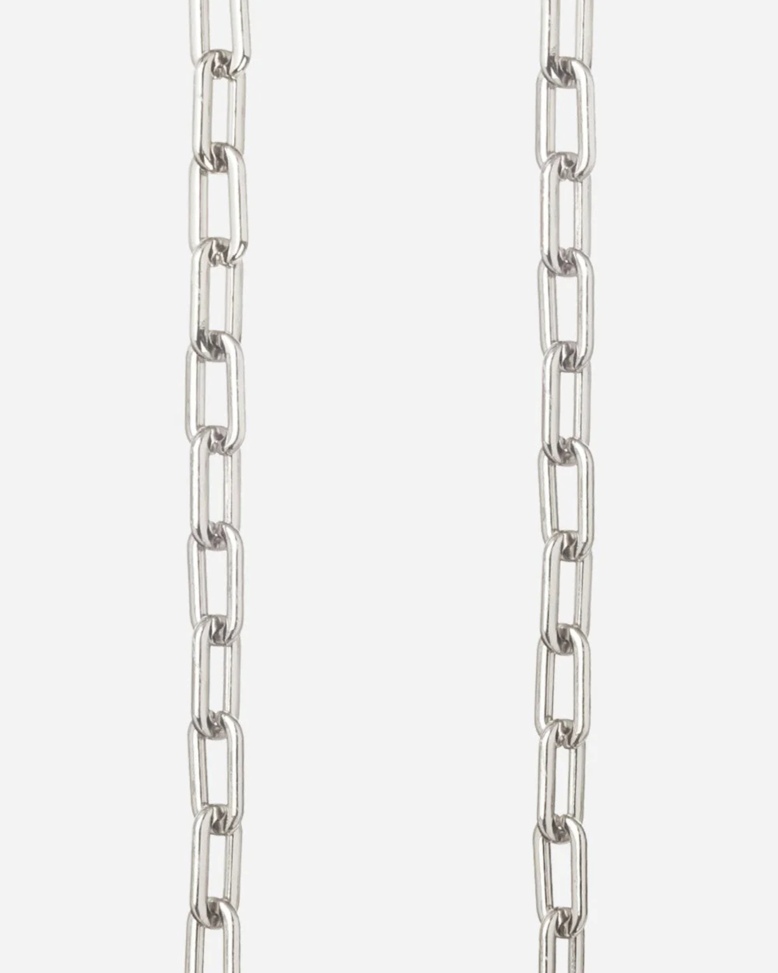 Mia Metal Link Phone Chain Silver stylish metallic smartphone accessory