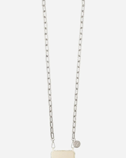 Mia Metal Link Phone Chain Silver stylish metallic smartphone accessory
