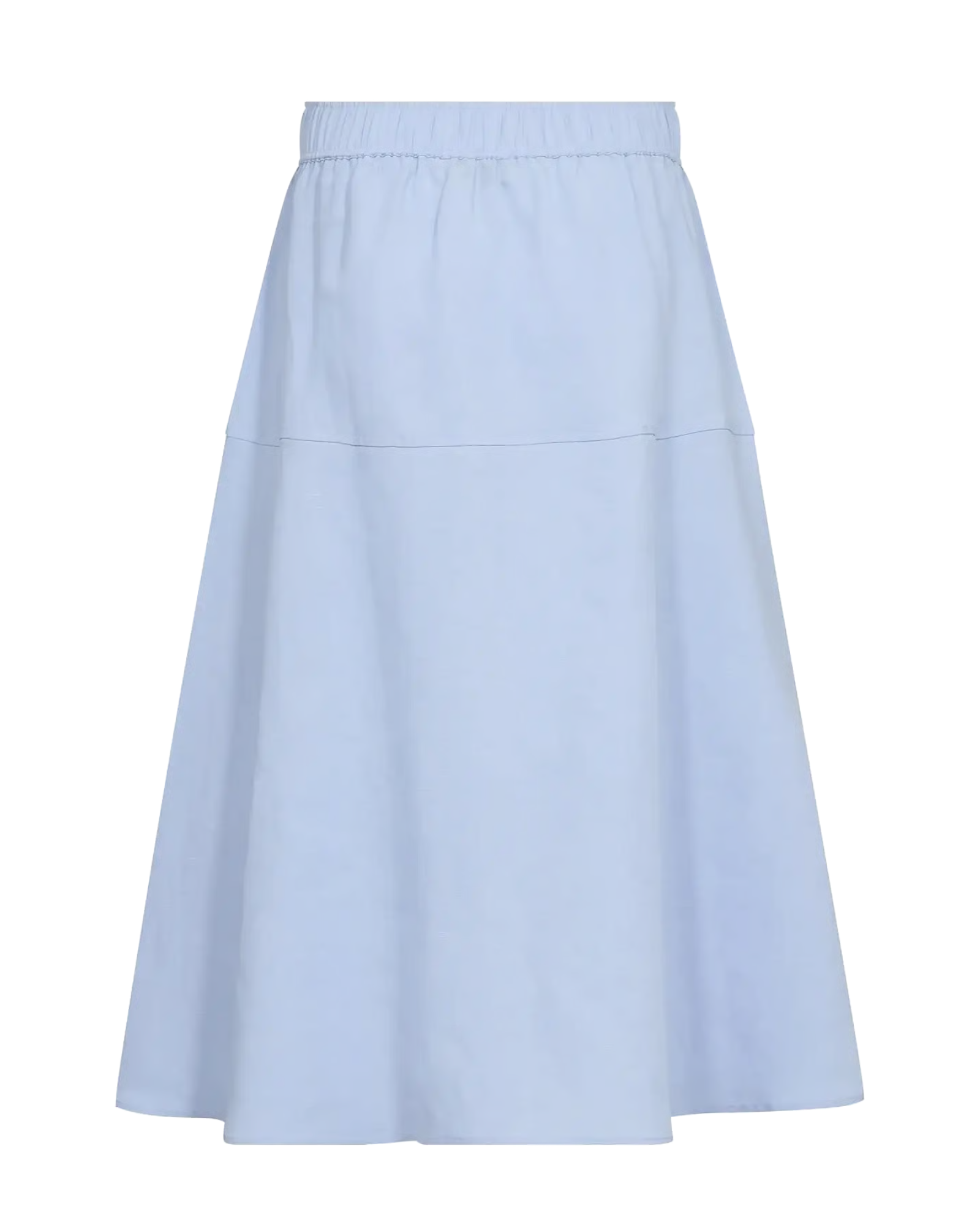 MMEllaja Alexis Brunnera Blue skirt with soft drape and flared shape