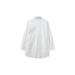 MMEnola Shirt in White, back view showing silhouette