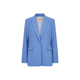 MMLenora Miley Blazer in Ultramarine, front view with structured silhouette