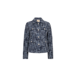 Fione Leoni Tweed Jacket – Salute Navy – view 2