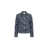 Fione Leoni Tweed Jacket – Salute Navy – view 2