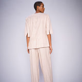 Mos Mosh Issa Inah tailored trousers in sesame – lifestyle photo