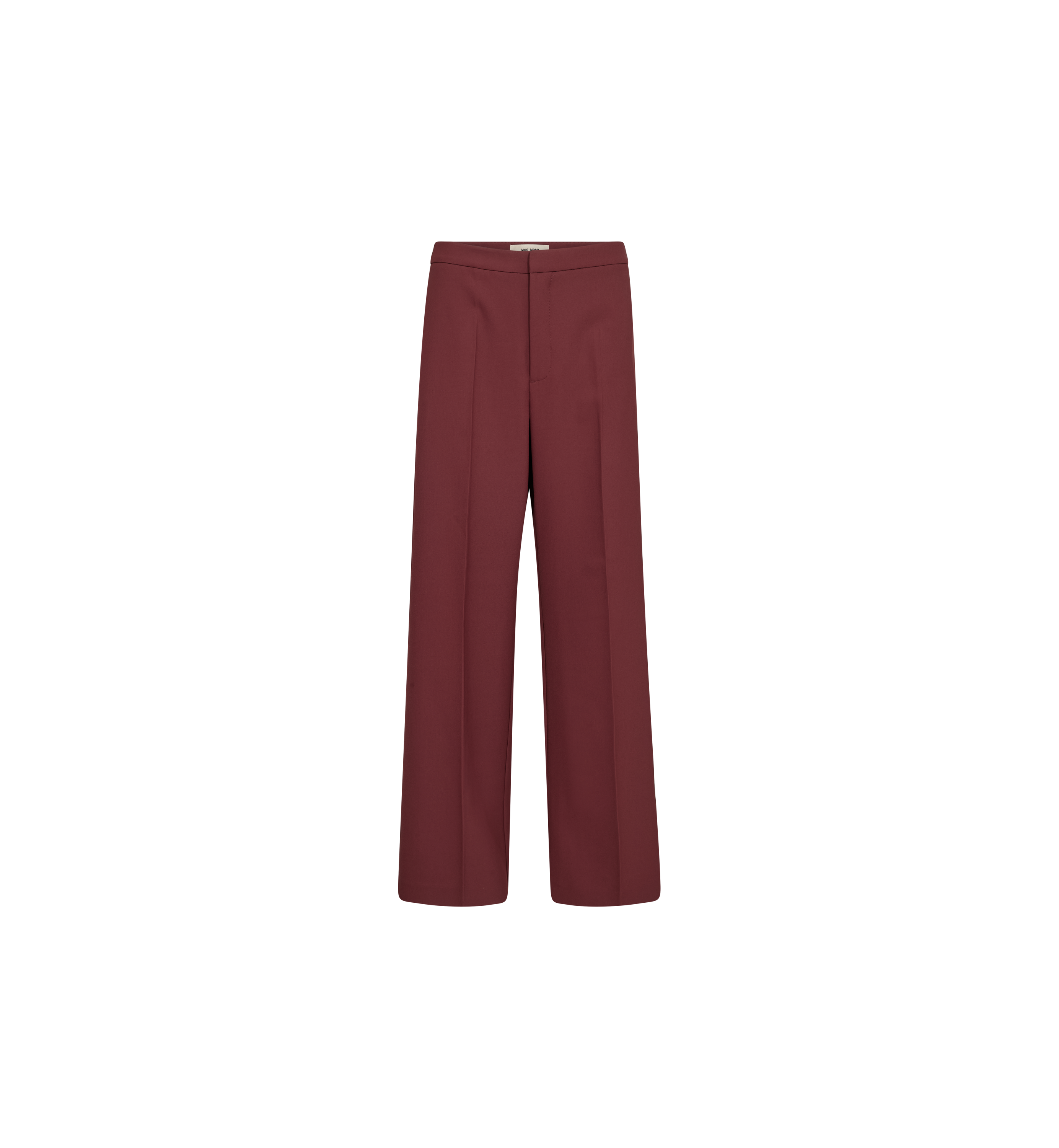 MOS MOSH Leya Miley tailored trousers in port royale, front view with pressed crease