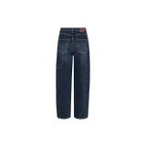 Malago Jerson Barrel-Leg Jeans – Dark Blue – view 3