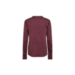 MOS MOSH Matthea fitted shirt in Port Royale, back view