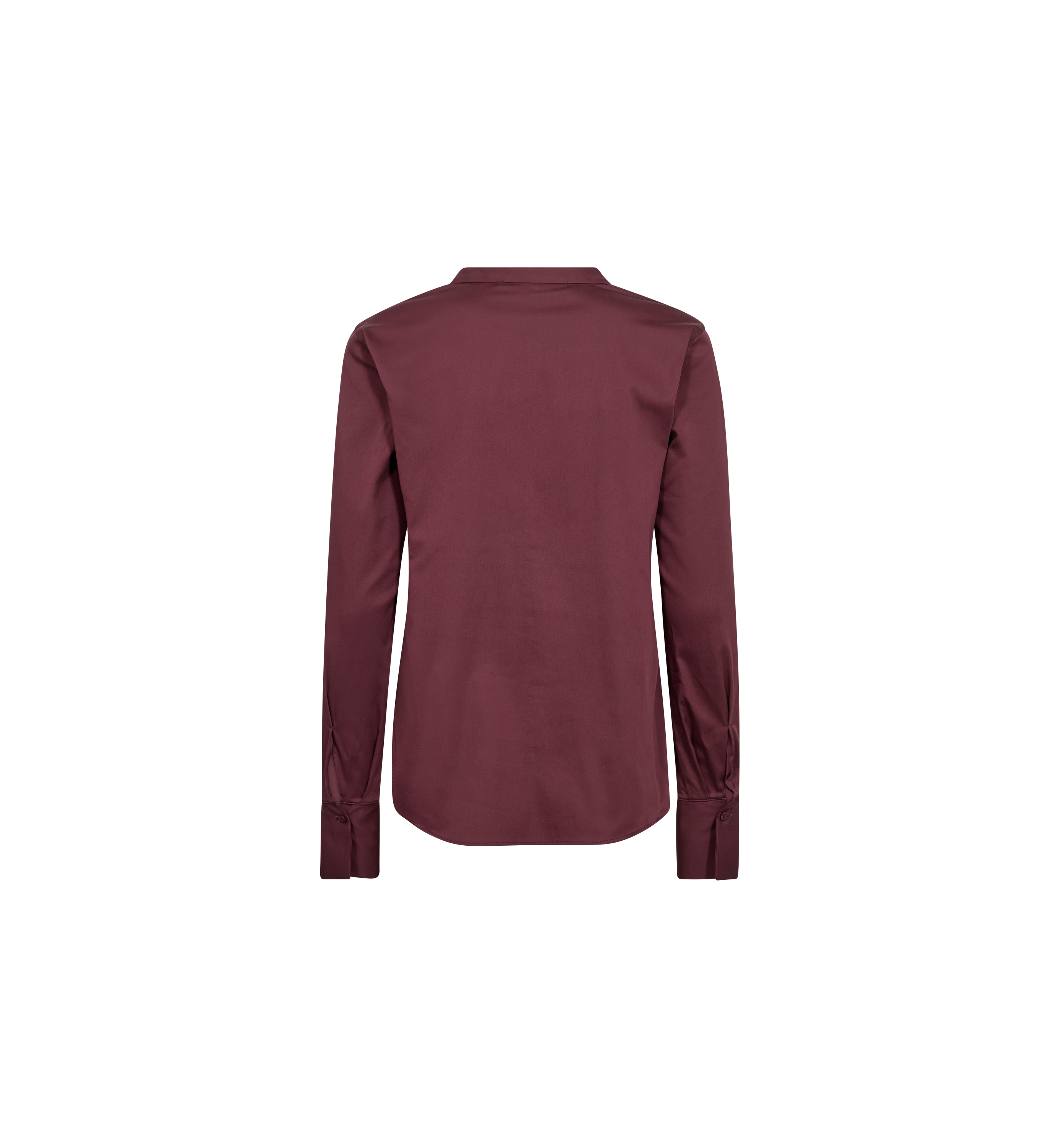 MOS MOSH Matthea fitted shirt in Port Royale, back view