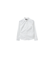 MOS MOSH MMTilda fitted shirt in crisp white. A tailored capsule wardrobe essential in stretch cotton