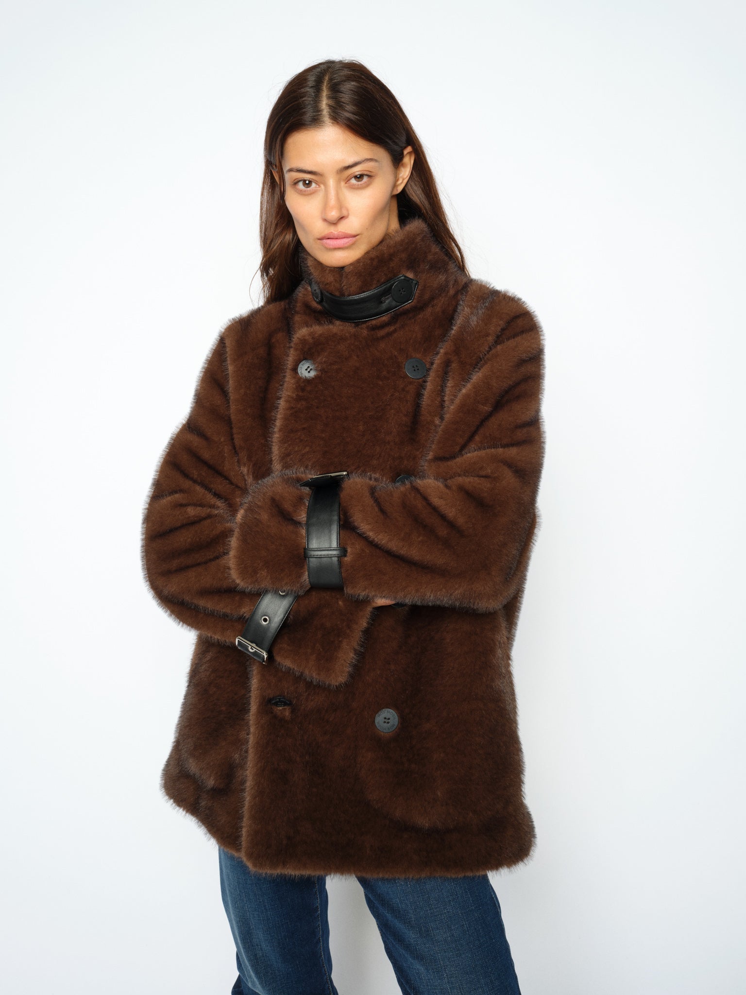 Nanette Faux Fur Jacket – Delicioso – view 6