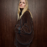 Nanette Faux Fur Jacket – Delicioso – front view