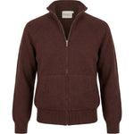 Nuage Cashmere Bomber – Chocolate – front view
