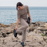 Cashmere Joggers – Cappuccino – view 3