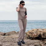 Cashmere Joggers – Cappuccino – view 2