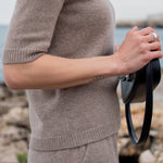 Cashmere T-Shirt – Cappuccino – view 6