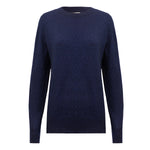 Crew-Neck Jumper – Indigo – front view