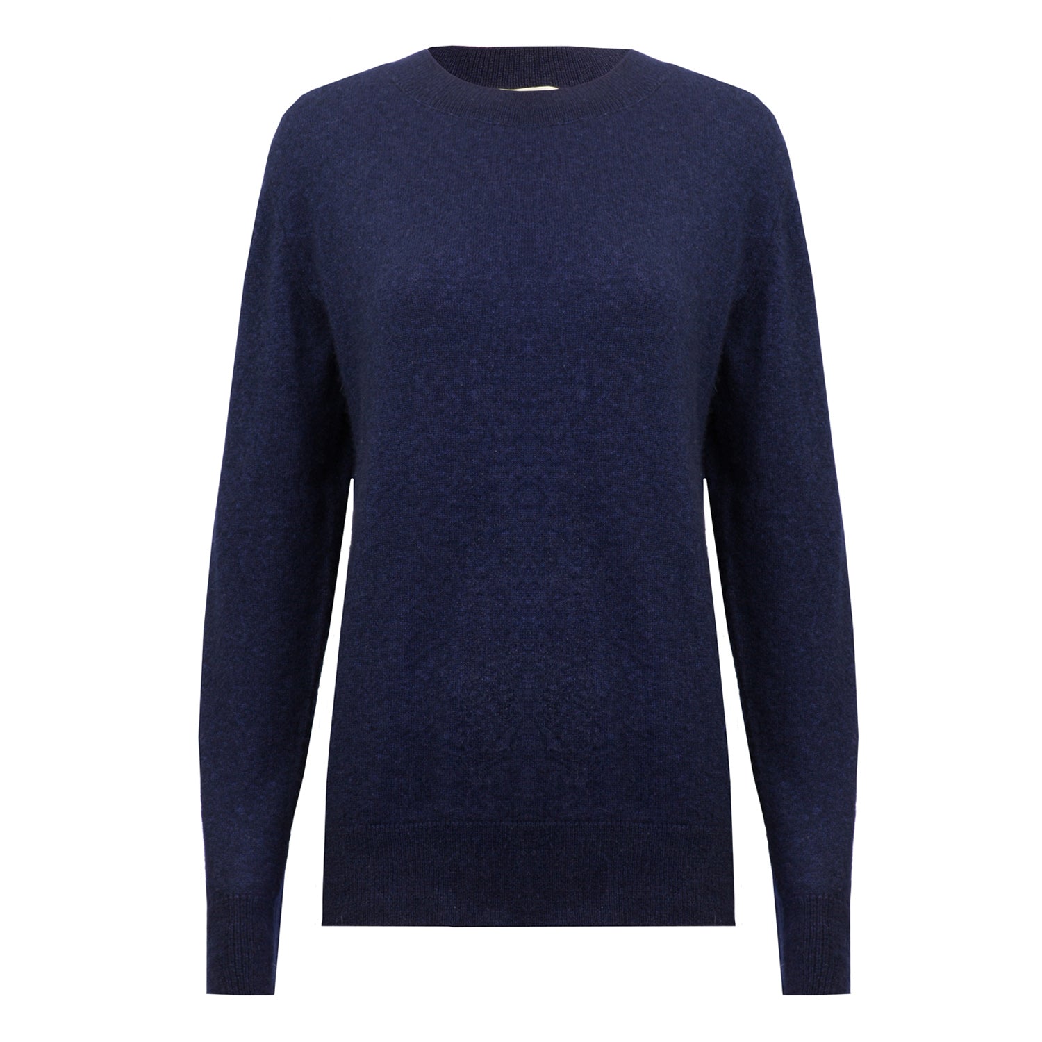Crew-Neck Jumper – Indigo – front view