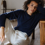 Crew-Neck Jumper – Indigo – view 4