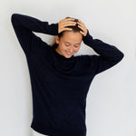 Crew-Neck Jumper – Indigo – view 3