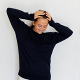 Crew-Neck Jumper – Indigo – view 3