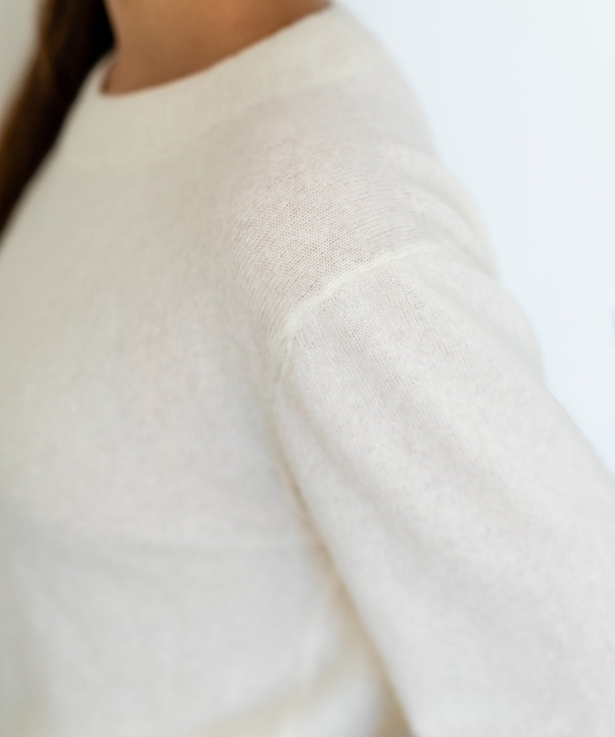 Crew-Neck Jumper – Ivory – view 2