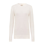Crew-Neck Jumper – Ivory – front view