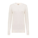 Crew-Neck Jumper – Ivory – front view