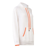 Nuage Cashmere Hoodie – White Angel – side view