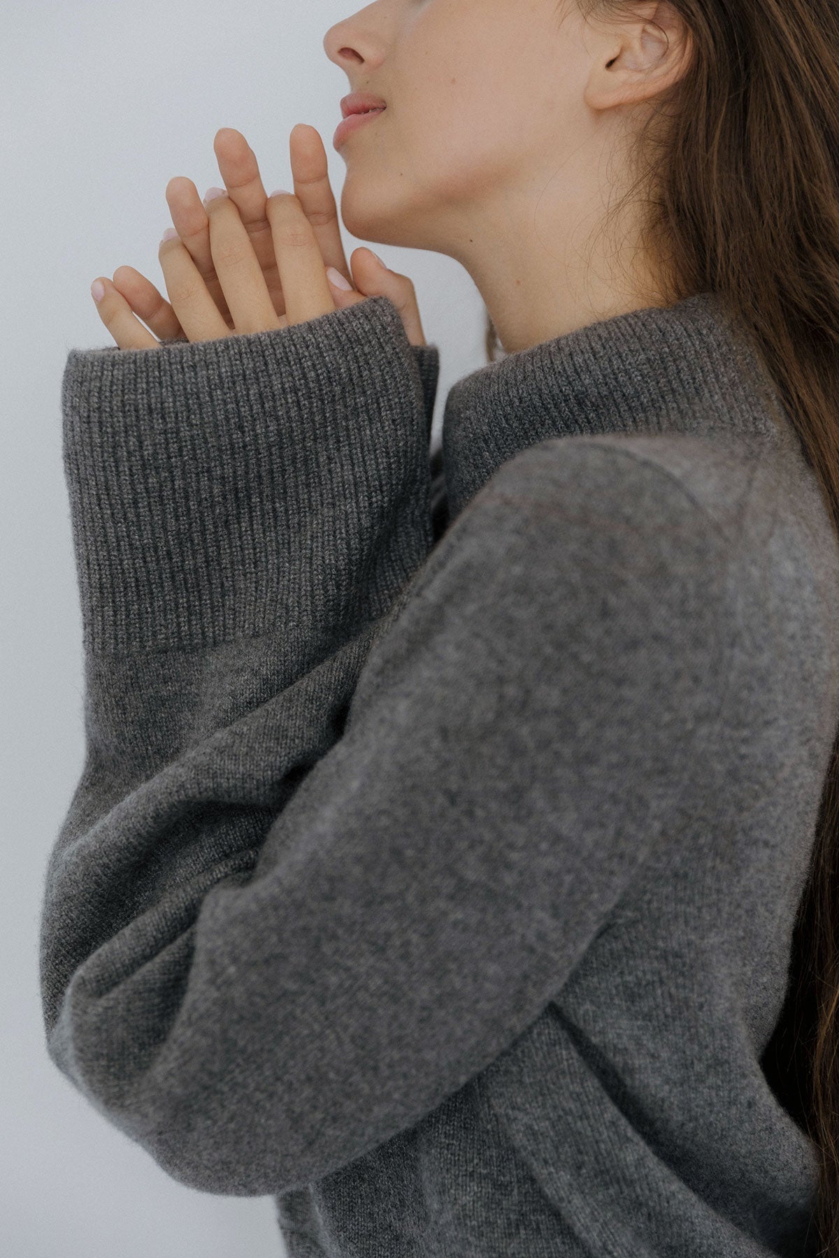 Wide-Sleeve Jumper – Grey – view 5