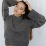 Wide-Sleeve Jumper – Grey – view 3