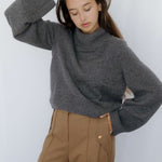 Wide-Sleeve Jumper – Grey – view 2
