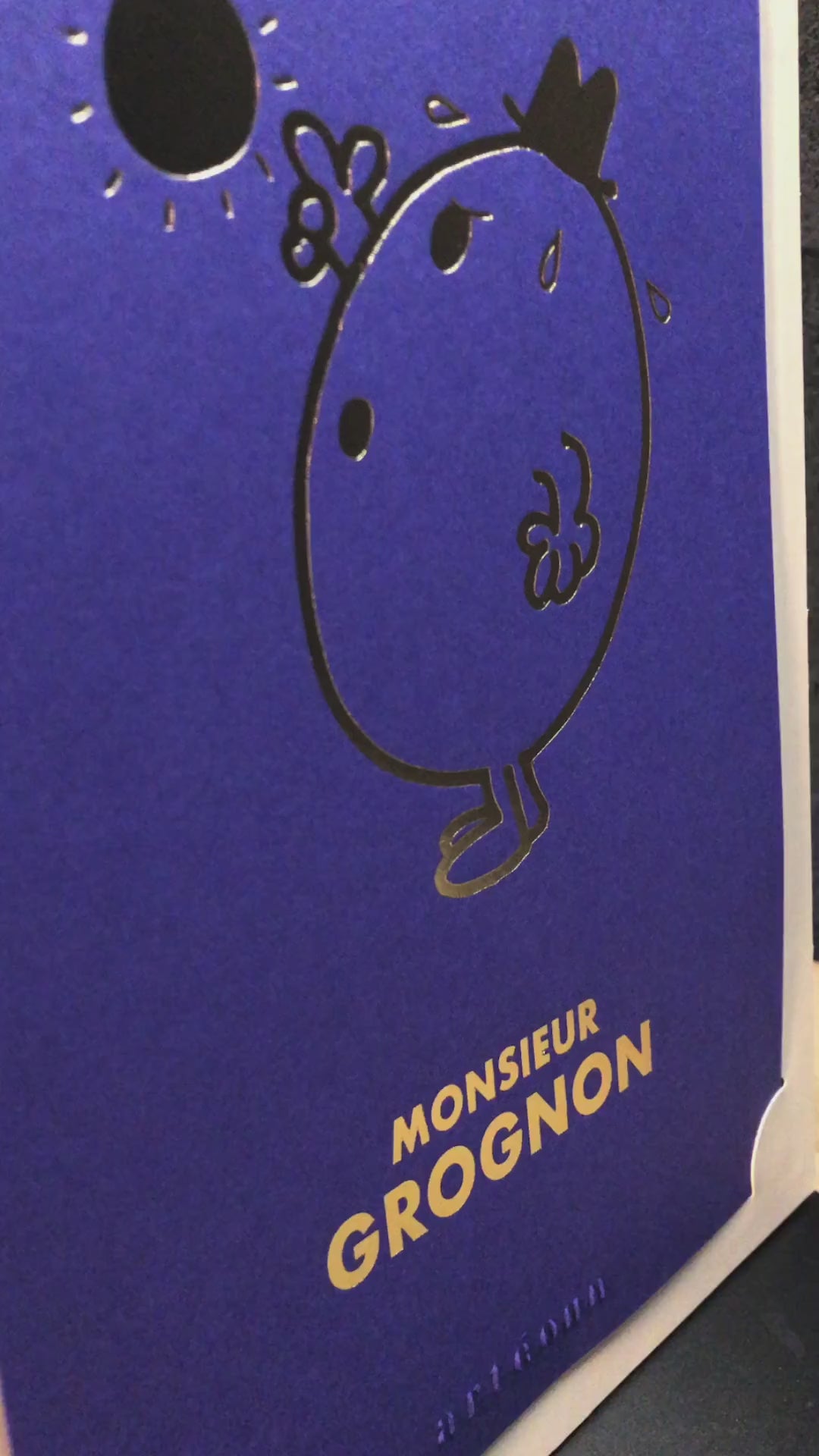 Arteonn Mr. Men &amp; Little Miss Monsieur Grognon Impression artistique