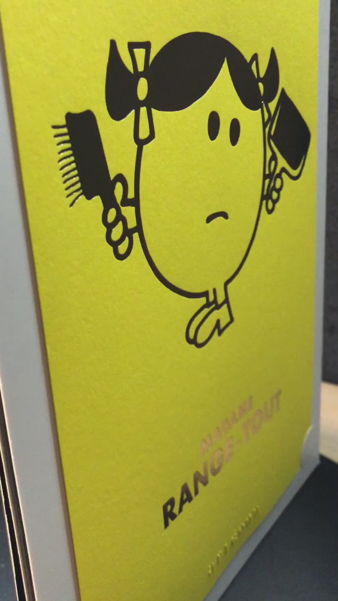 Arteonn Mr. Men & Little Miss Madame Range-Tout Art Print