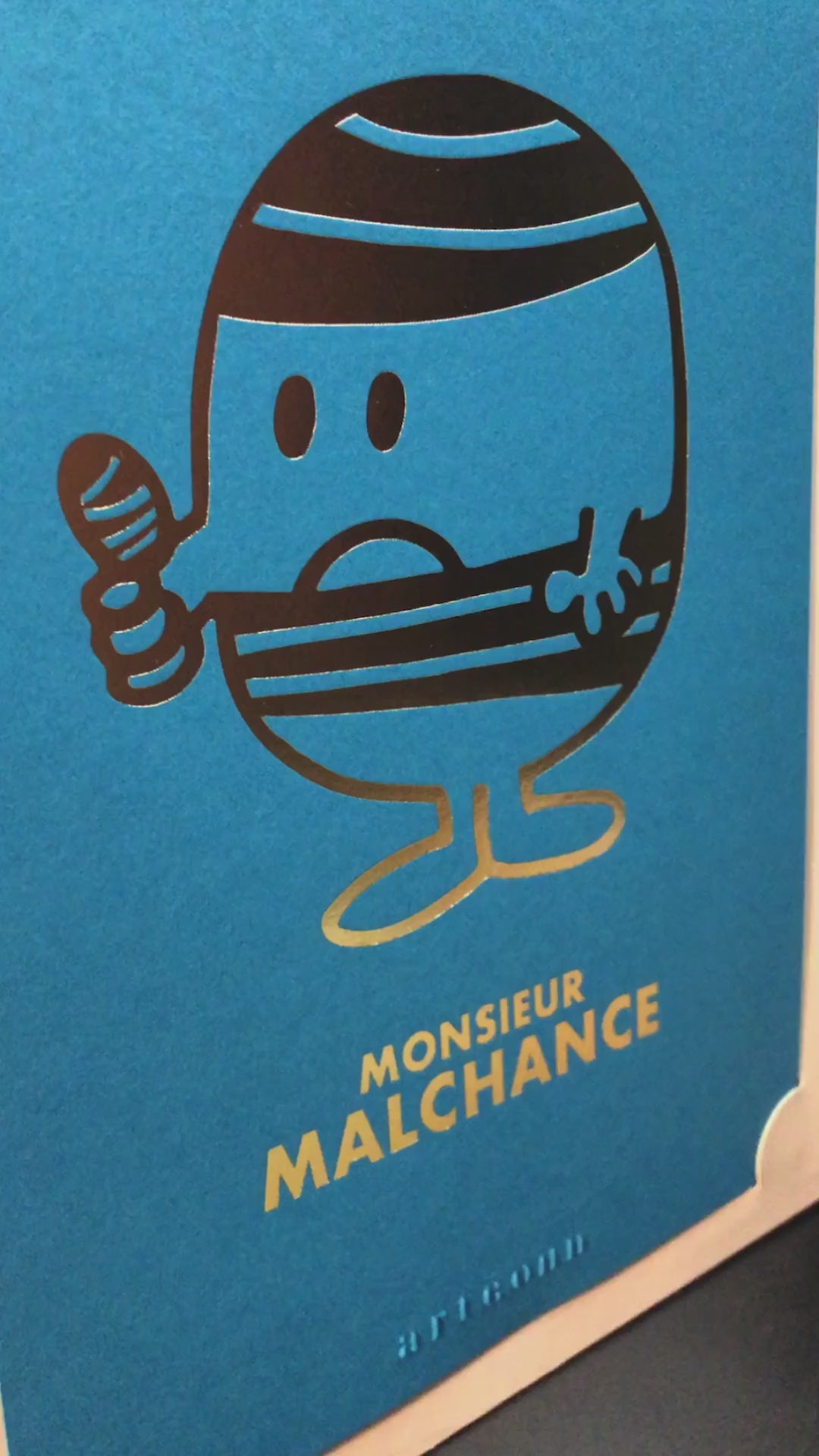 Arteonn Mr. Men & Little Miss Monsieur Malchance Art Print