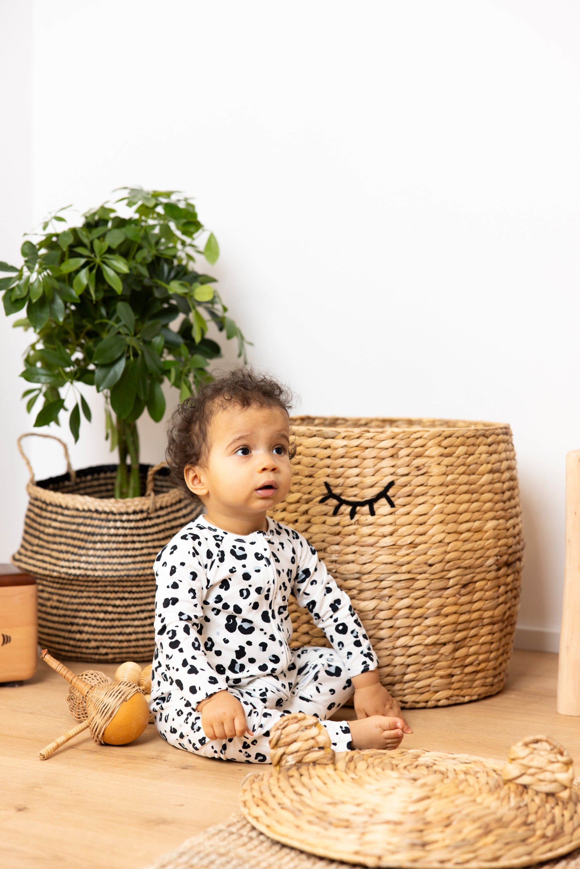 Combinaison bébé Tilouco LEO en coton bio