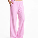 SANDIA Candy-Striped Cotton Wide-Leg Pants – view 2