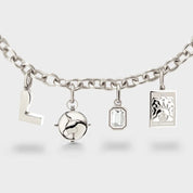 LETTER X CHARM/X/Silver