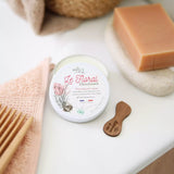 Un Battement d'Aile aluminium-free solid deodorant The Floral – open tin