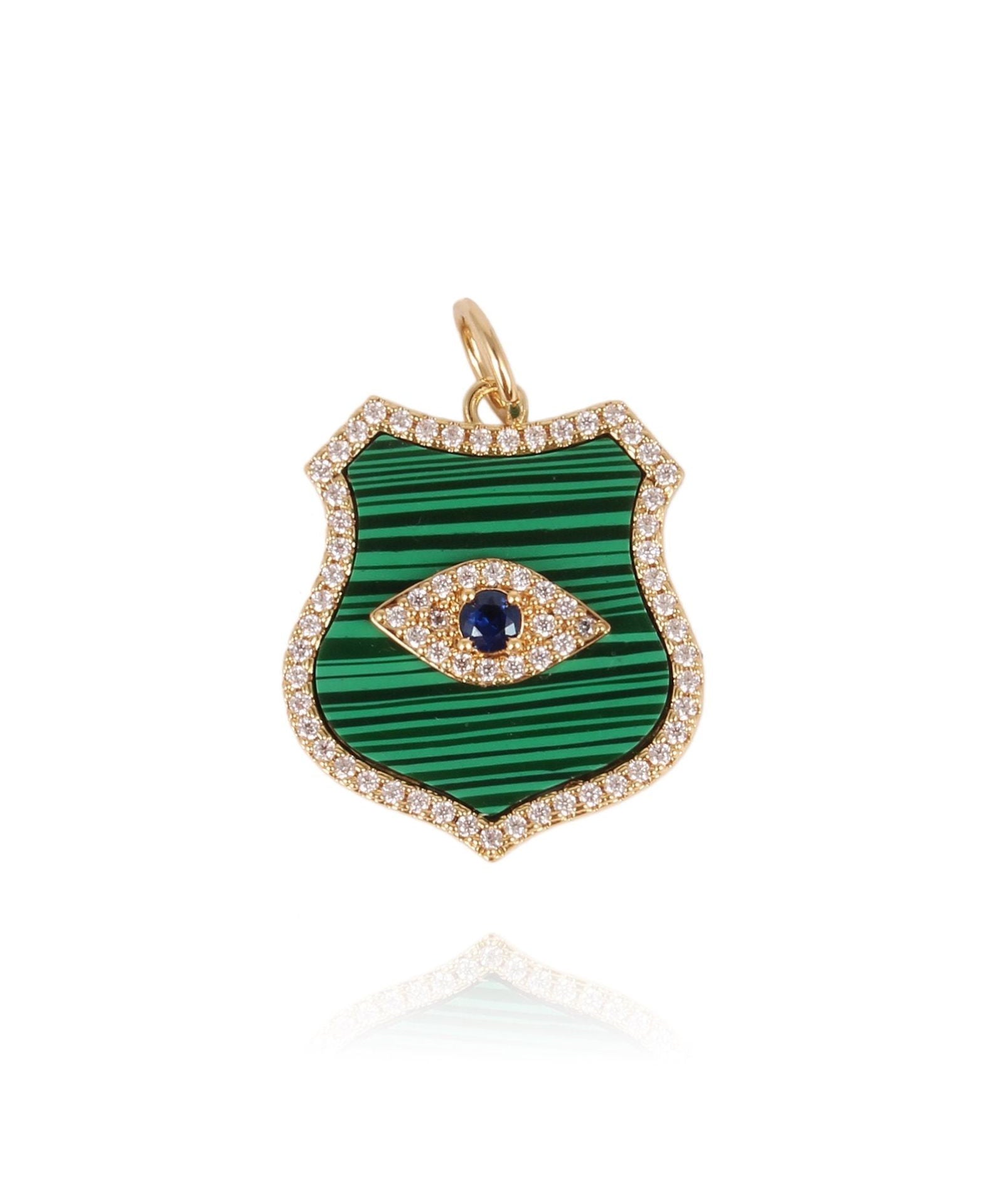  HYPSO PARIS-Shield Pendant | Green-1