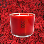 Bykoko Midnight in Paris 1kg Red Glass Candle - Amber Vanilla