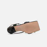 ALOHAS - Square-Toe High Heels | Black