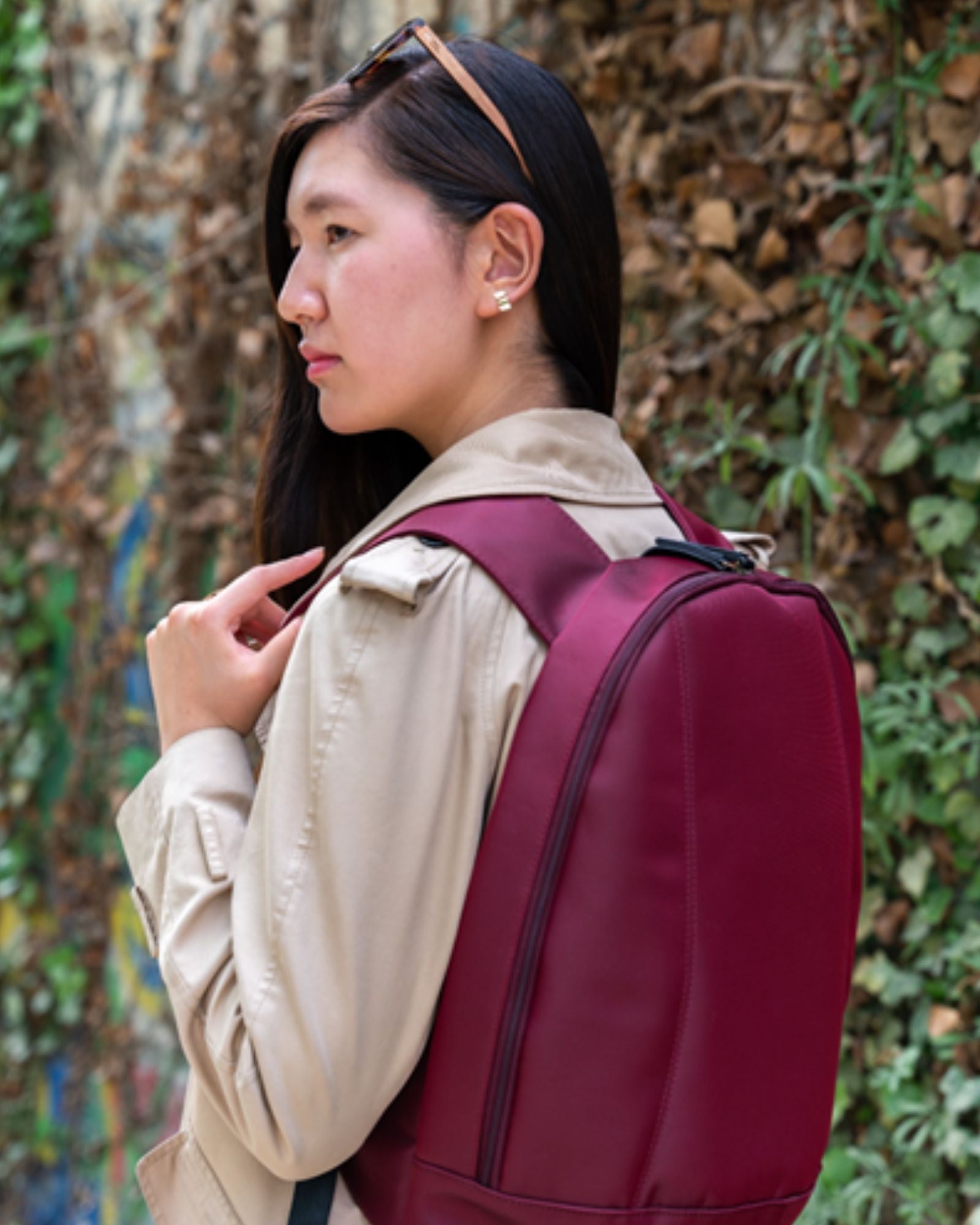 ARSAYO - ARSAYO Nomad Backpack | Burgundy Red