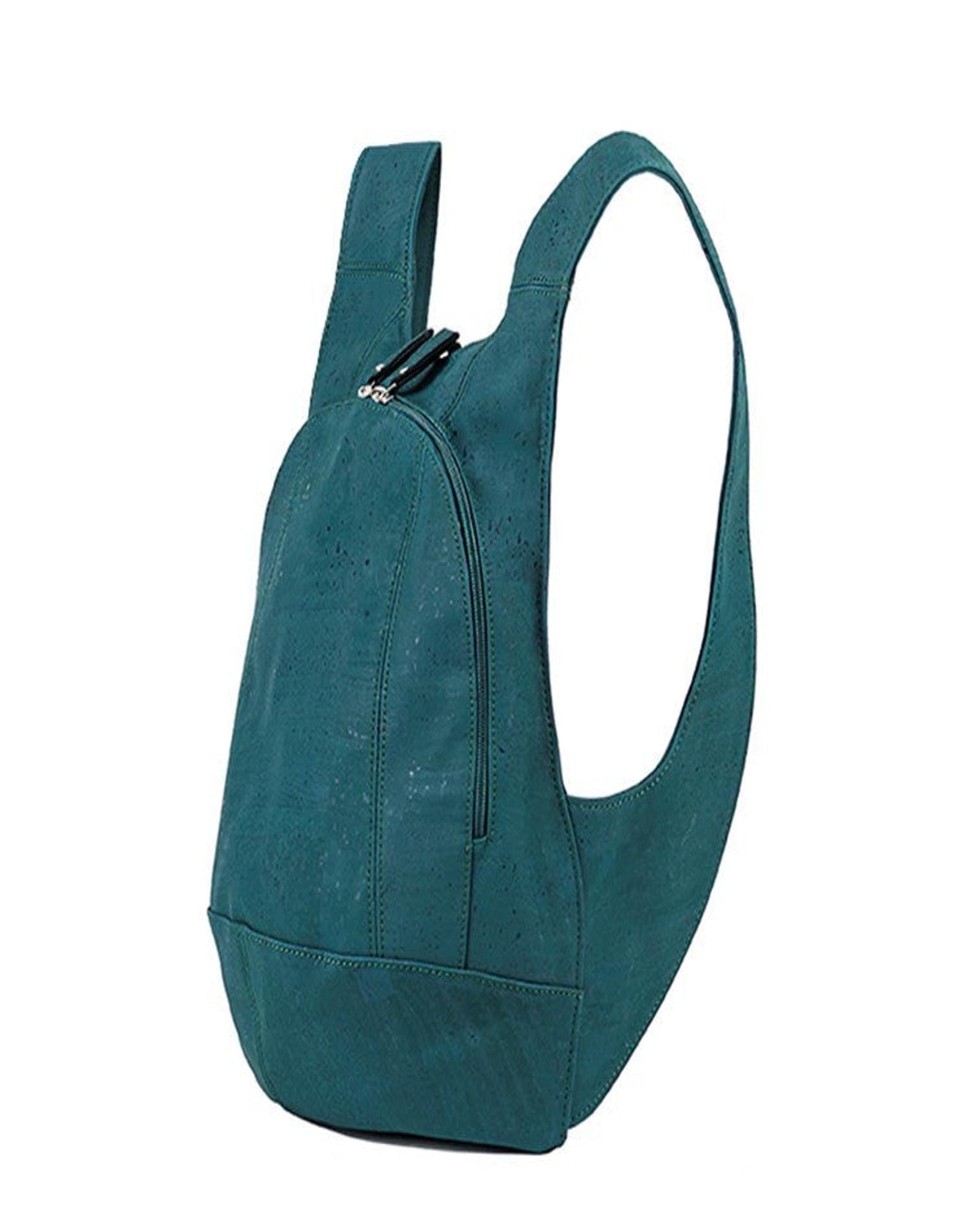 ARSAYO - ARSAYO Suber Backpack | Peacock Blue Cork