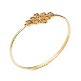 AZUNI - Mosaic 9-Stone Bangle